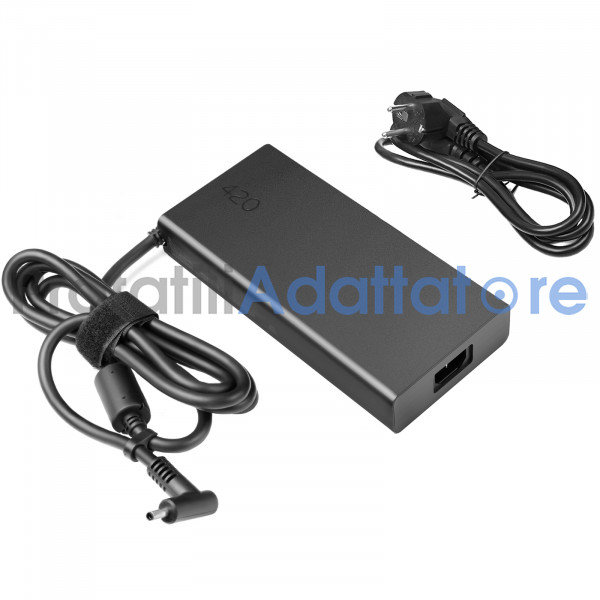 420W HP HyperX OMEN MAX Gaming Laptop 16-ak1 16z-ak1 Alimentatore GaN 420W HP HyperX OMEN MAX Gaming Laptop 16-ak1 16z-ak1 Alimentatore GaN